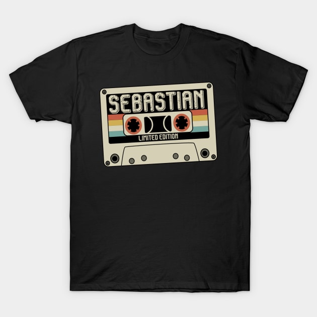 Sebastian - Limited Edition - Vintage Style T-Shirt by Debbie Art